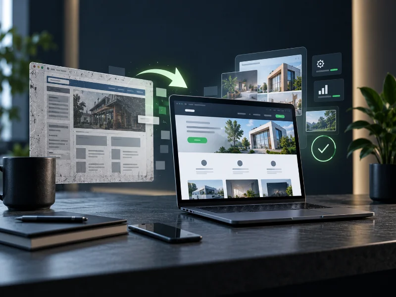 Novo website profissional desenvolvido para uma empresa