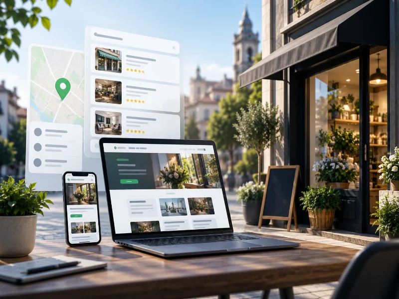 Site para pequenas empresas e negócios locais