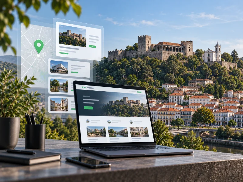 Website profissional desenvolvido para uma empresa